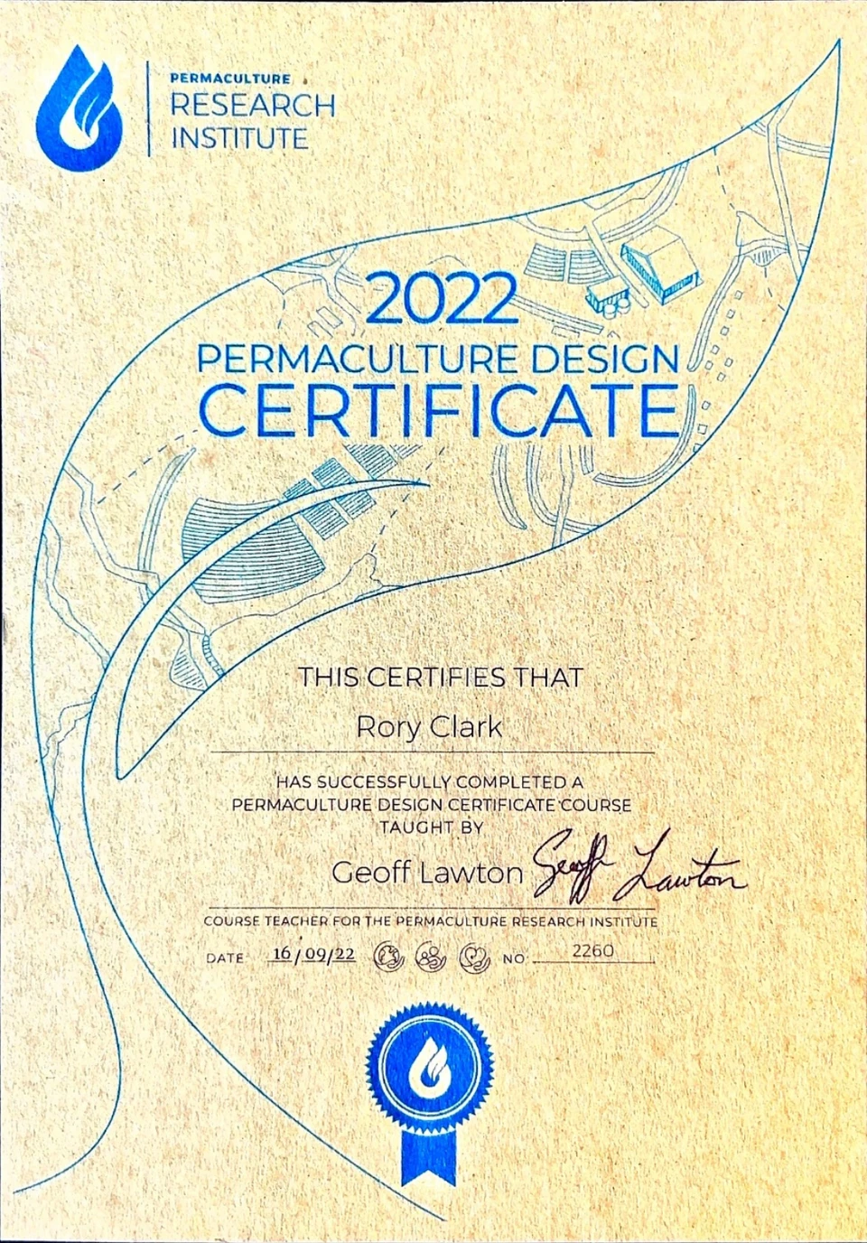 Cover of Permaculture Design Certificate — Geoff Lawton