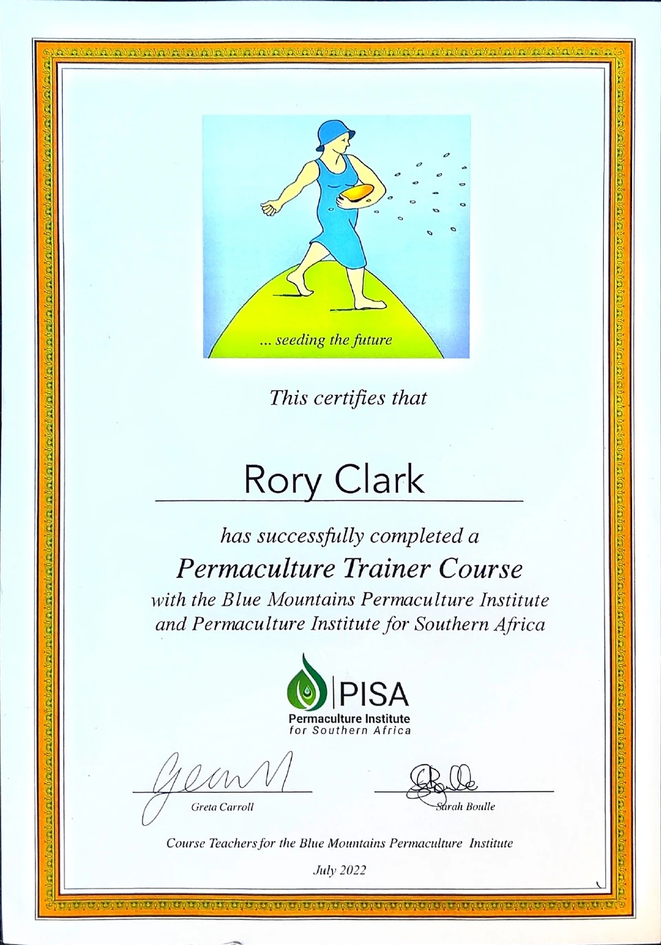 Cover of Permaculture Trainer Course