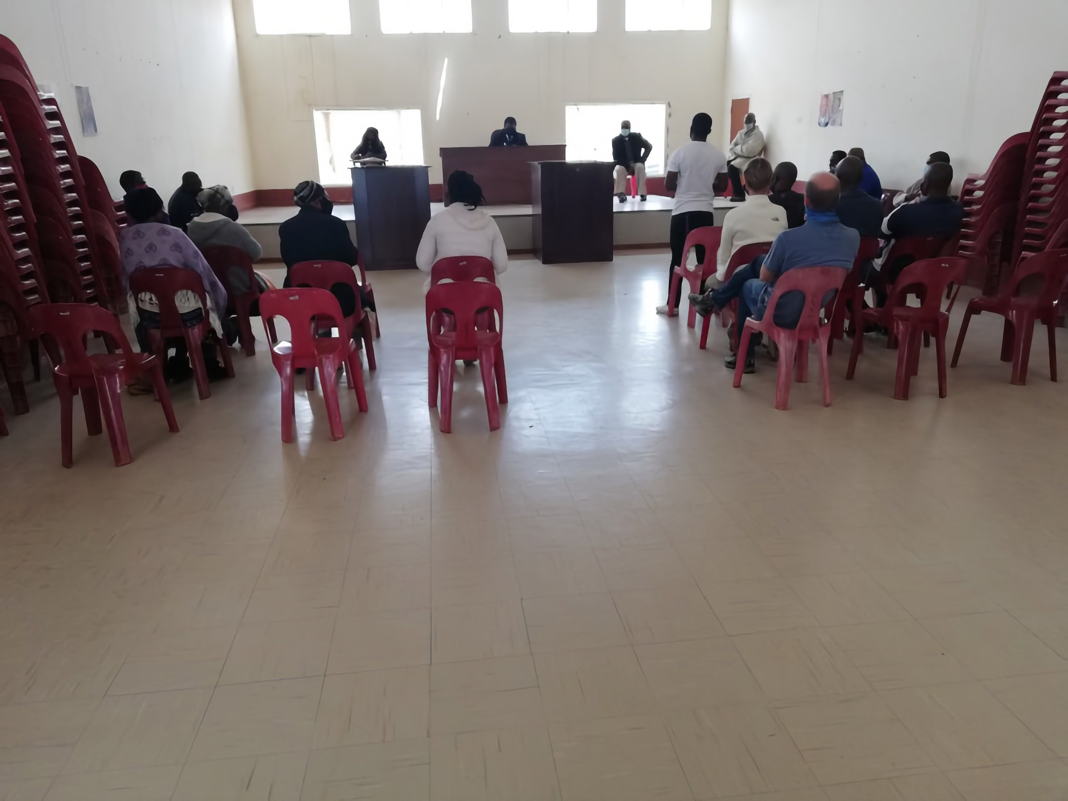 Community and Traditional Council engagement meeting for the crèche demonstration-garden programme